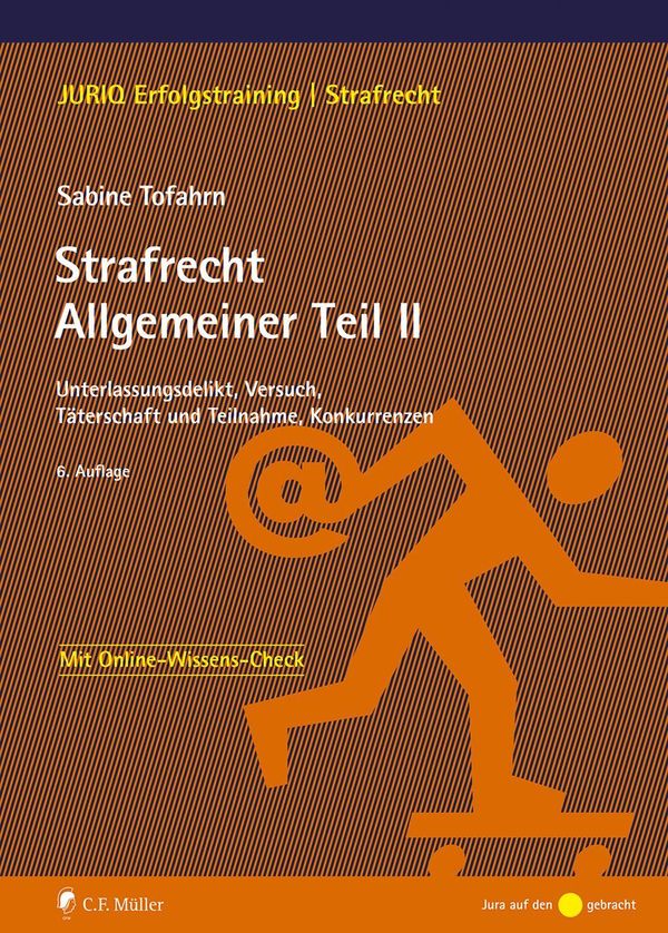Strafrecht Allgemeiner Teil II - Sabine Tofahrn (Buch)