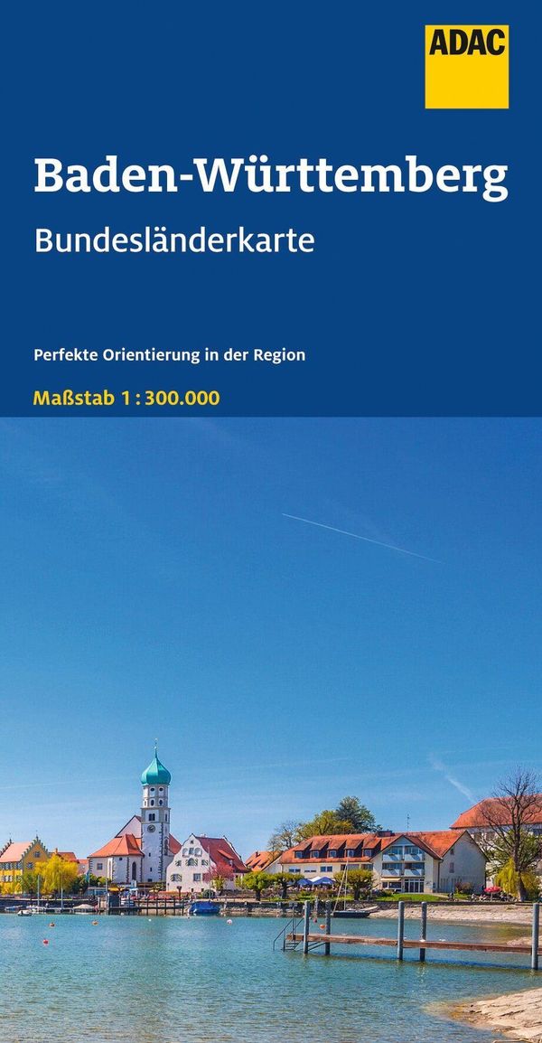 ADAC BundesländerKarte Deutschland Blatt 11 Baden-Württemberg 1:300 000