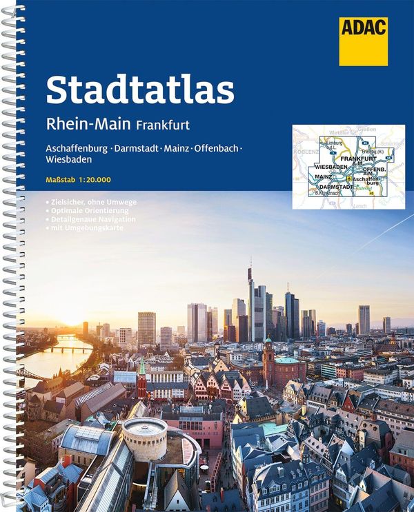 ADAC Stadtatlas Rhein-Main, Frankfurt 1:20.000 (Buch)