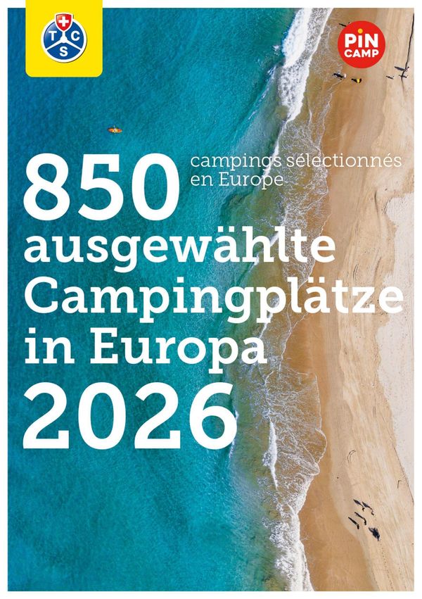 Hallwag TCS Campingführer Schweiz - Europa 2026 (Buch)