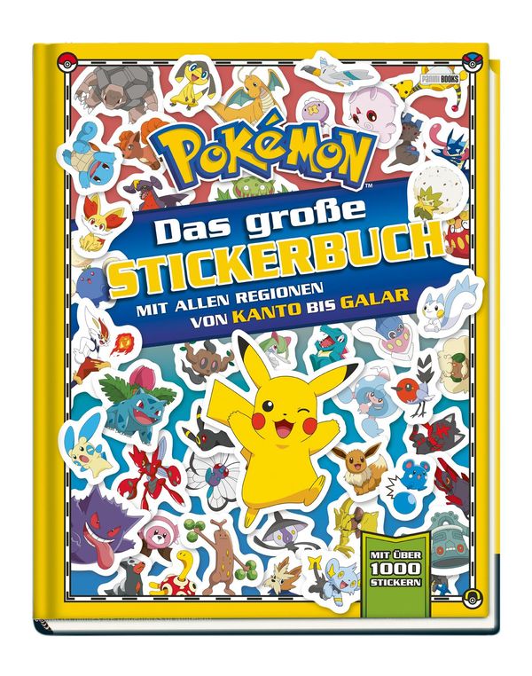 Pokémon: Das große Stickerbuch mit allen Regionen von Kanto bis Gal...