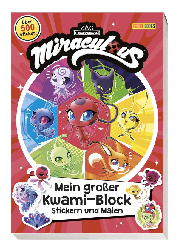 Miraculous: Mein großer Kwami-Block - Stickern und Malen (Buch)