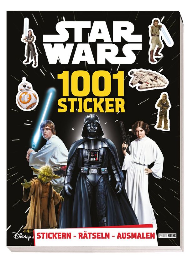 Star Wars: 1001 Sticker - Stickern - Rätseln - Ausmalen - Panini