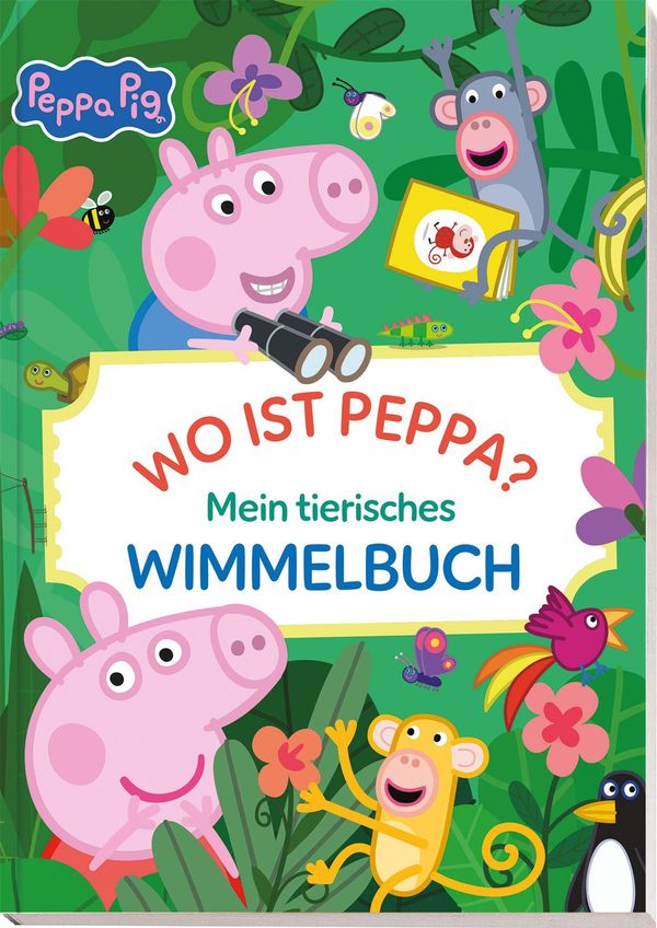Peppa Pig: Wo ist Peppa? Mein tierisches Wimmelbuch - Panini (Buch)