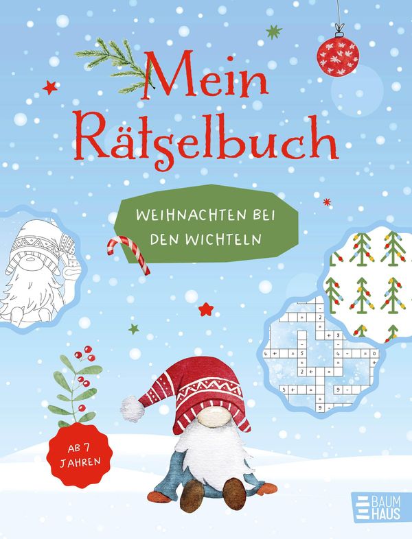 Mein Rätselbuch - Weihnachten bei den Wichteln (Buch)