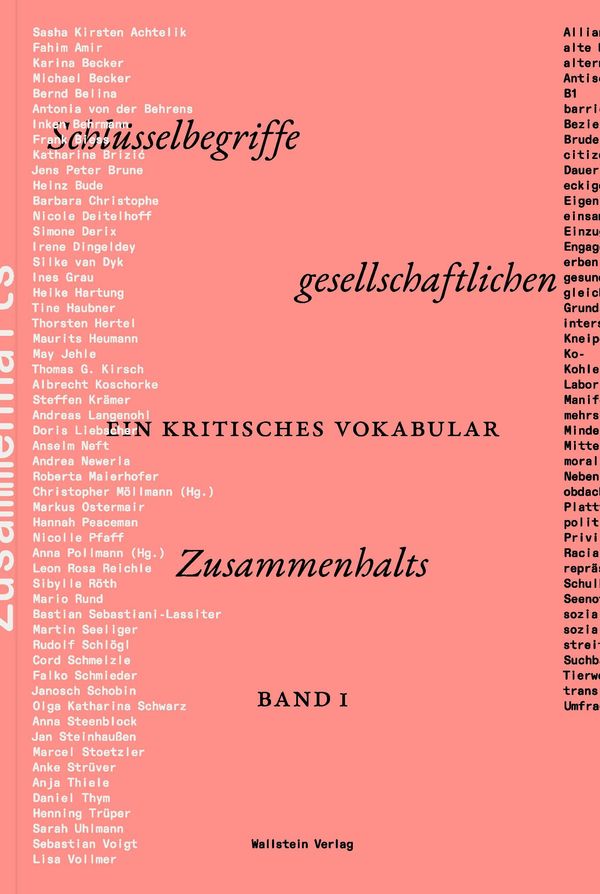 Schlüsselbegriffe gesellschaftlichen Zusammenhalts (Buch)