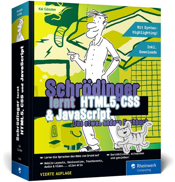 Schrödinger lernt HTML5, CSS und JavaScript - Kai Günster (Buch)