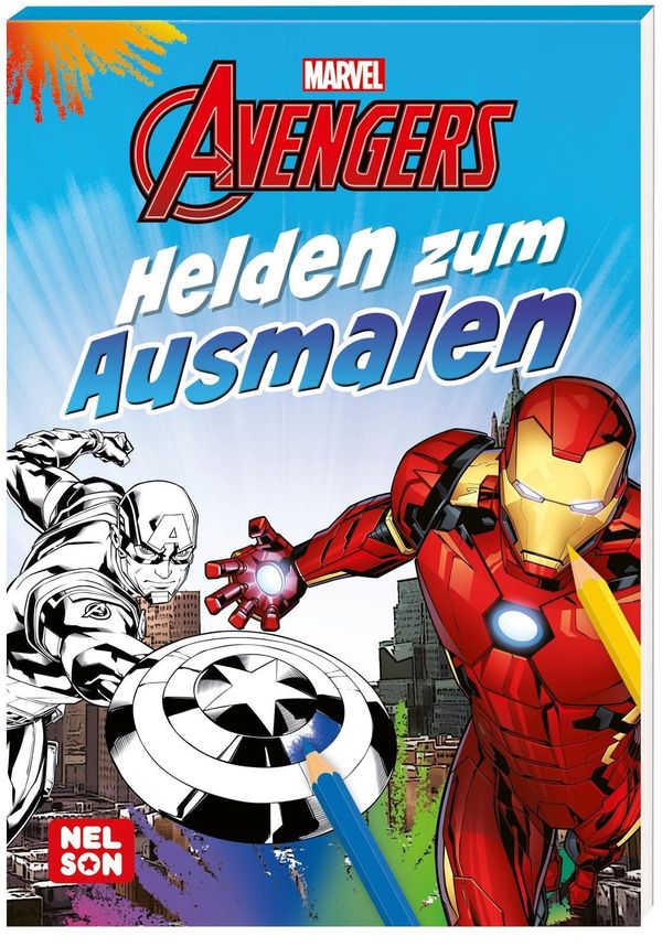 Marvel Avengers: Helden zum Ausmalen (Buch)
