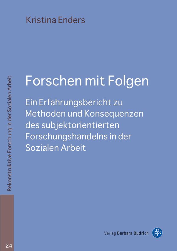 Forschen mit Folgen - Kristina Enders (Buch)