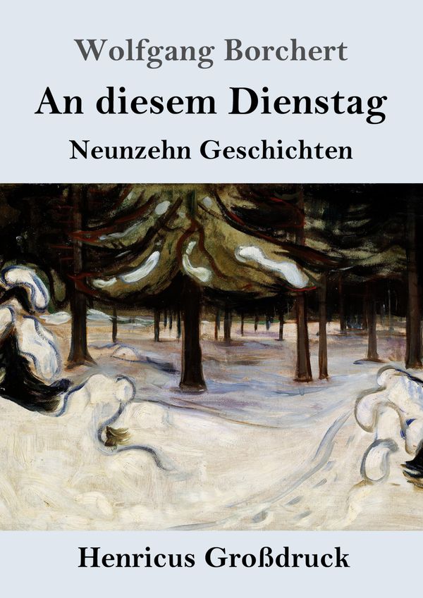 An diesem Dienstag (Großdruck) - Wolfgang Borchert (Buch)