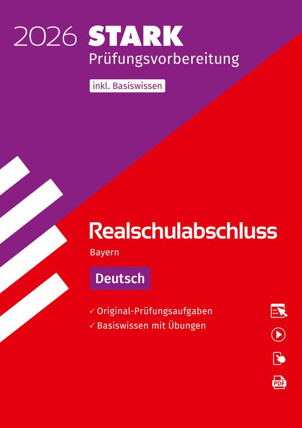 STARK Deutsch - Realschulabschluss 2026 Bayern - Prüfungsvorbereitu...