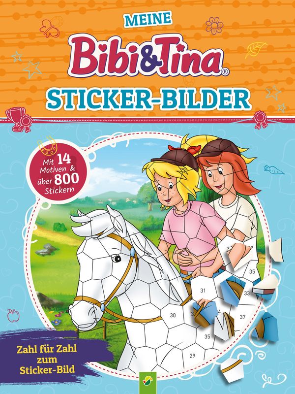 Meine Bibi & Tina Sticker-Bilder - Stickern nach Zahlen - Sina Wellge