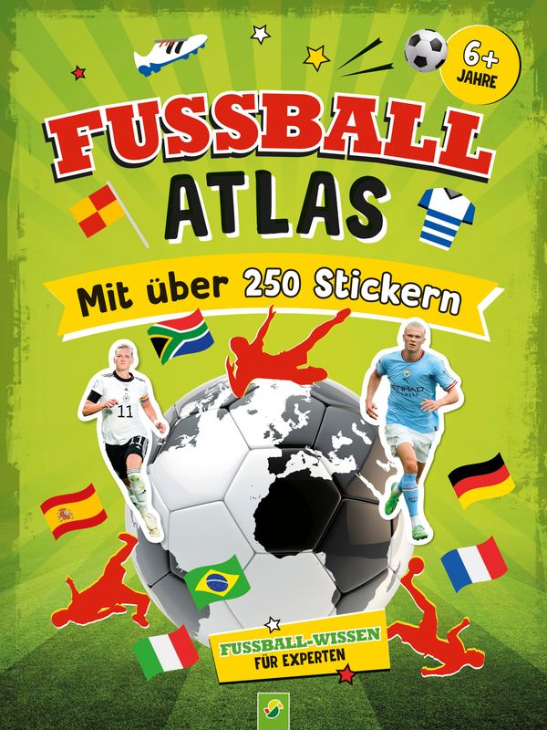 Fußball-Atlas. Mit über 250 Stickern - Jonas Kozinowski (Buch)