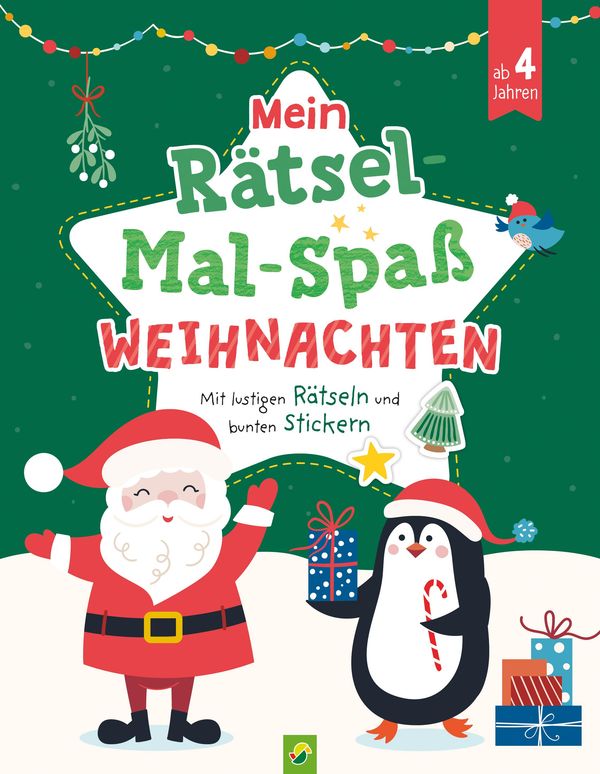 Mein Rätsel-Mal-Spaß Weihnachten - Schwager & Steinlein Verlag (Buch)