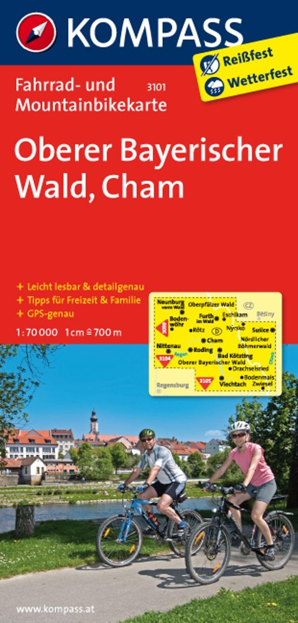 Oberer Bayerischer Wald - Cham 1 : 70 000 (Diverse)