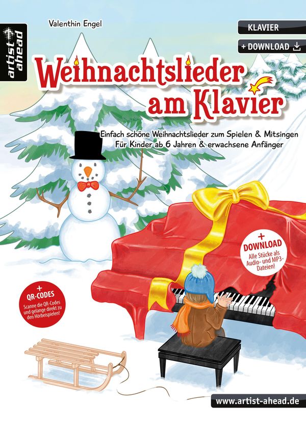 Weihnachtslieder am Klavier: Einfach schöne Weihnachtslieder zum Sp...