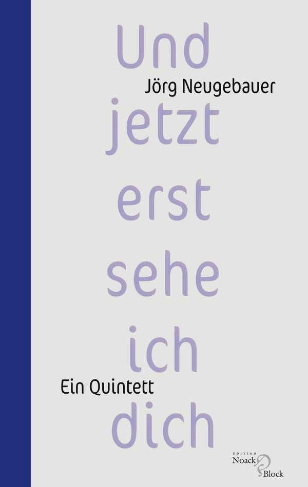 Und jetzt erst sehe ich dich - Jörg Neugebauer (Buch)