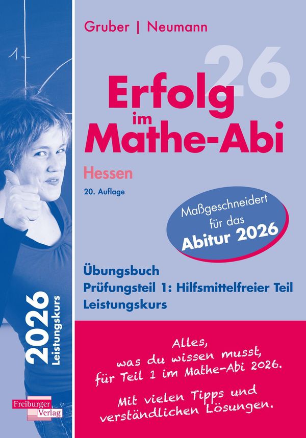 Erfolg im Mathe-Abi 2026 Hessen Leistungskurs Prüfungsteil 1: Hilfs...