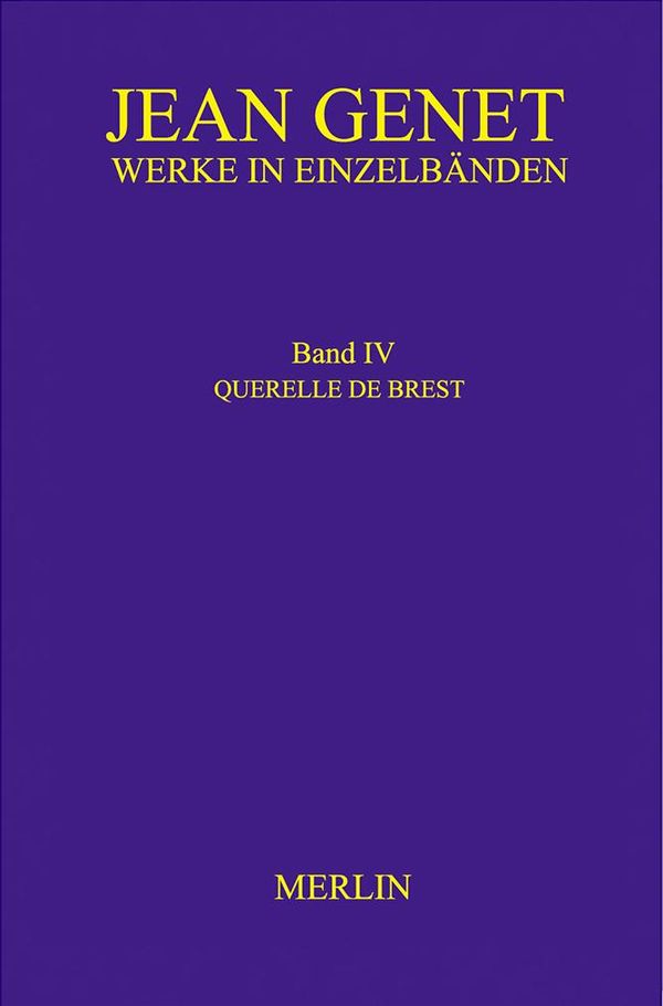 Werkausgabe / Werke in Einzelbänden - Querelle de Brest - Jean Genet