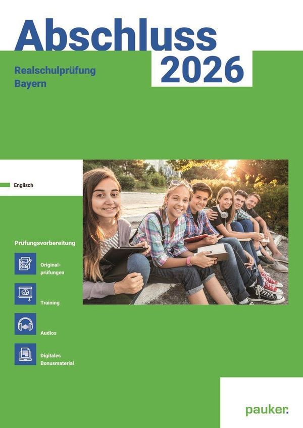 Abschluss 2026 - Realschule Bayern - Aufgabenband - Originalprüfung...
