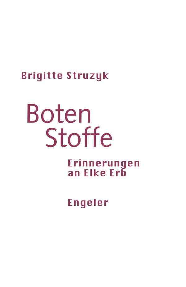 Boten Stoffe - Brigitte Struzyk (Buch)