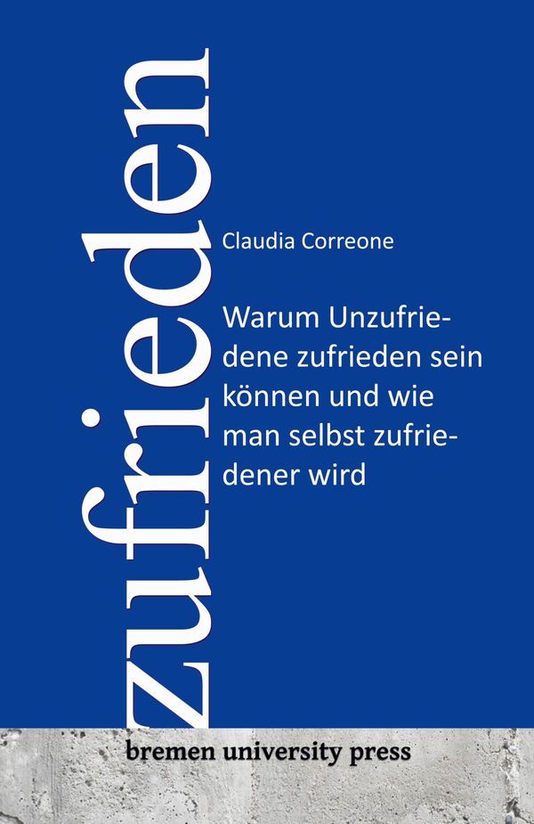 Zufrieden - Claudia Correone (Buch)