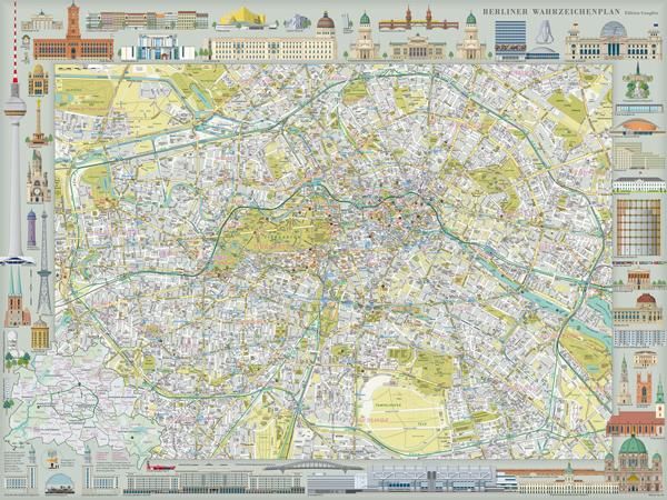 Berliner Wahrzeichenplan - Gerd Gauglitz (Buch)