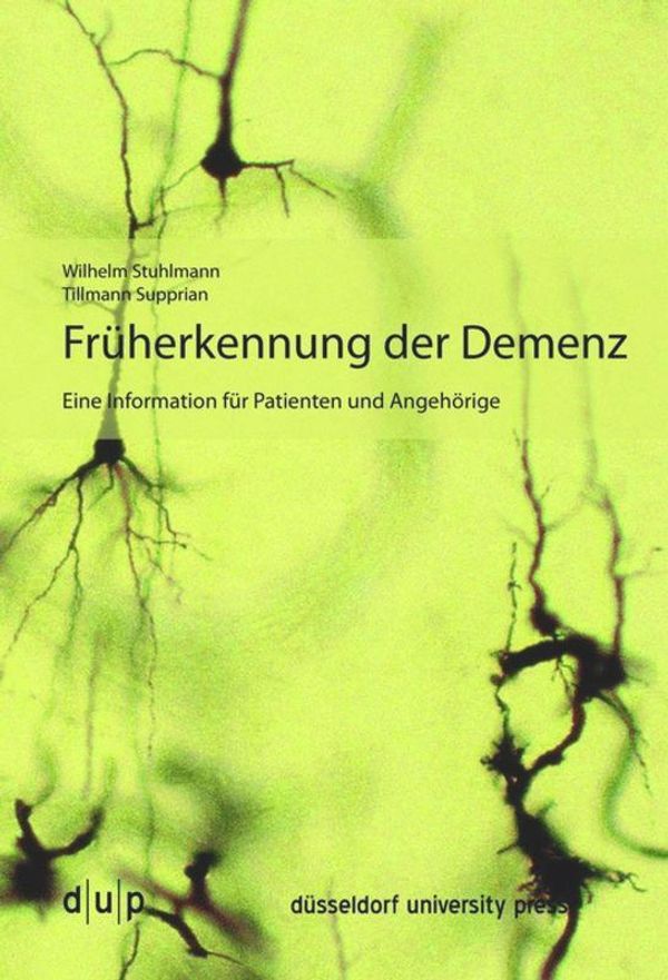 Früherkennung der Demenz - Tilmann Supprian (Buch)
