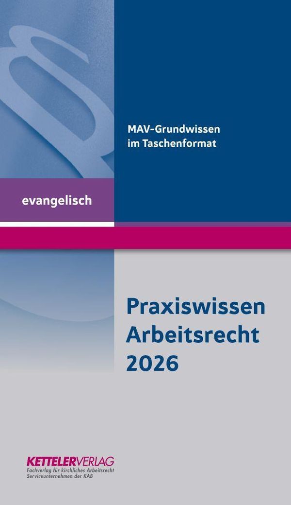 Praxiswissen Arbeitsrecht 2026 evangelisch (Buch)
