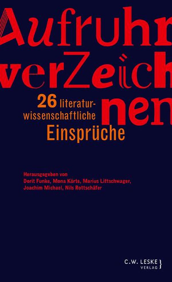 Aufruhr verZeichnen (Buch)