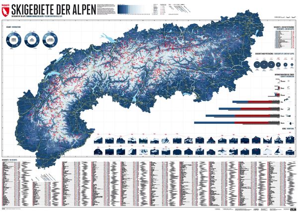 563 Skigebiete der Alpen - Lana Bragin (Buch)