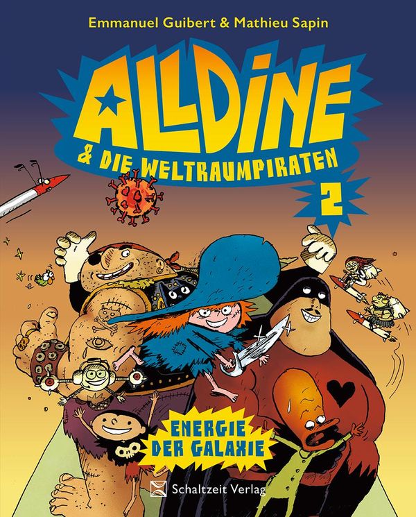 Alldine & die Weltraumpiraten - Mathieu Sapin (Buch)