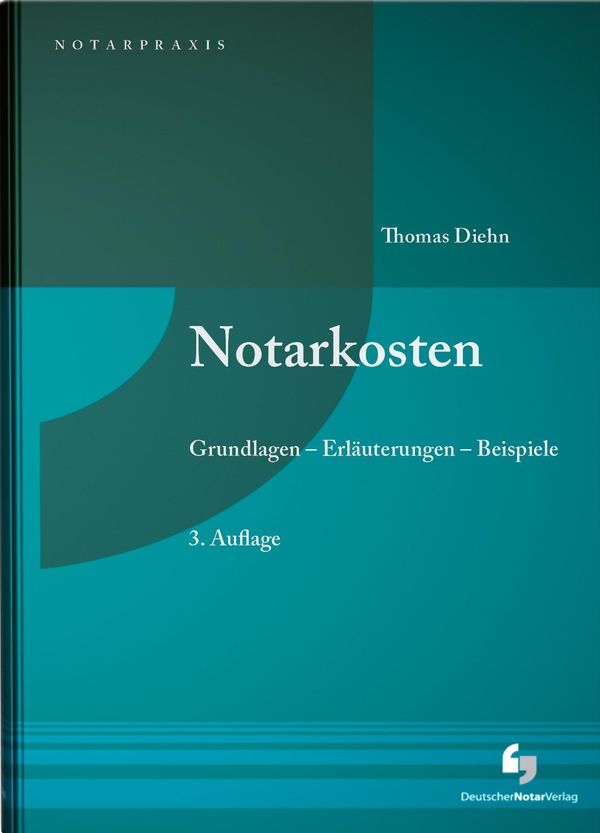 Notarkosten - Thomas Diehn (Buch)