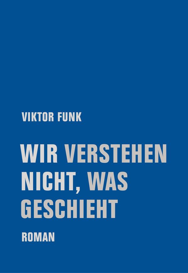 Wir verstehen nicht, was geschieht - Viktor Funk (Buch)