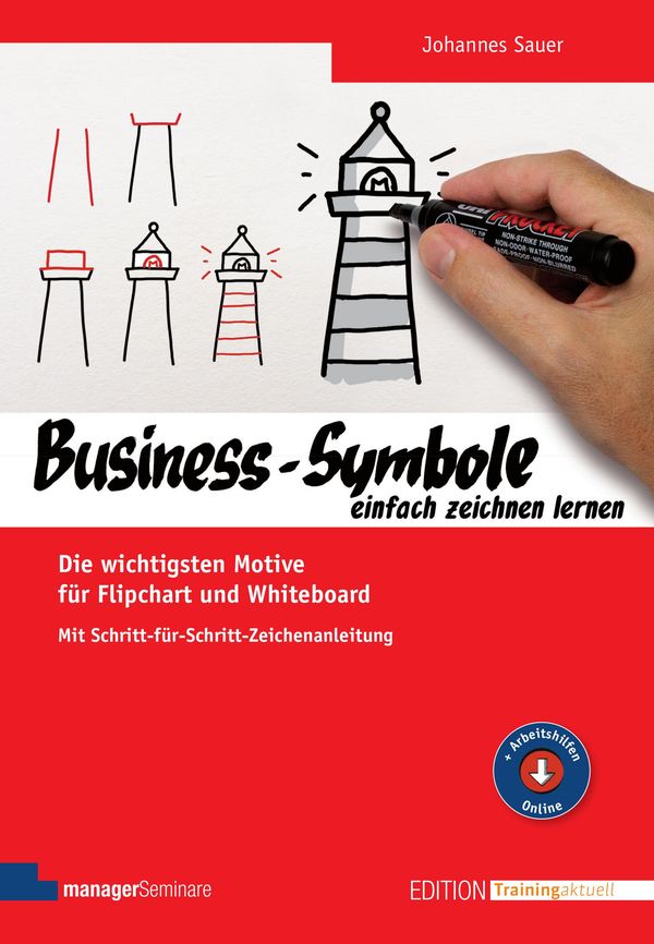 Business-Symbole einfach zeichnen lernen - Johannes Sauer (Buch)