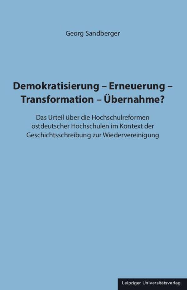 Demokratisierung - Erneuerung - Transformation - Übernahme? (Buch)