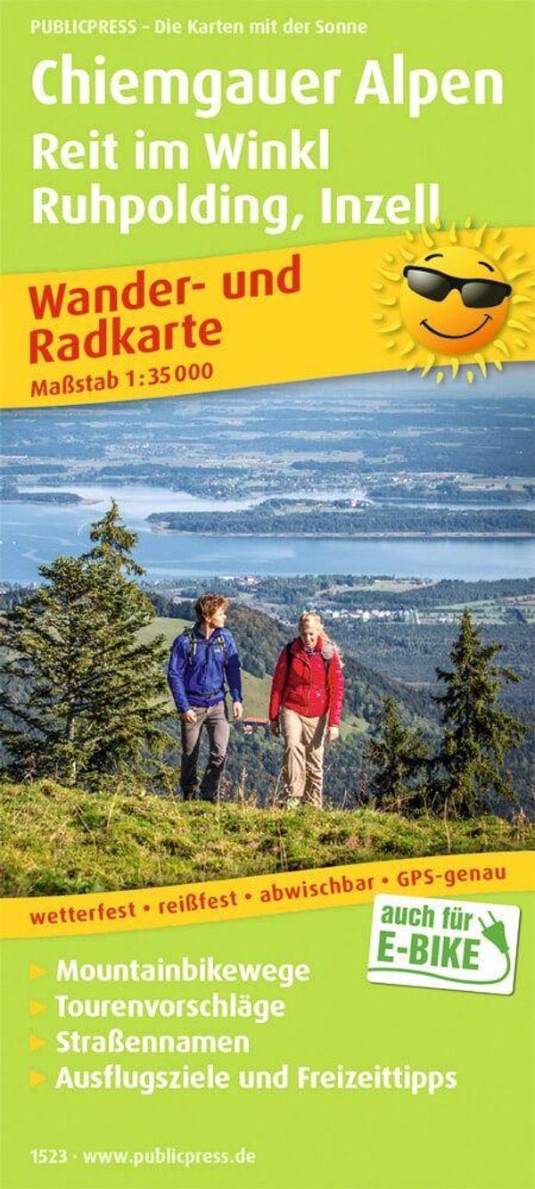 Chiemgauer Alpen. Wander- und Radkarte 1 : 35 000