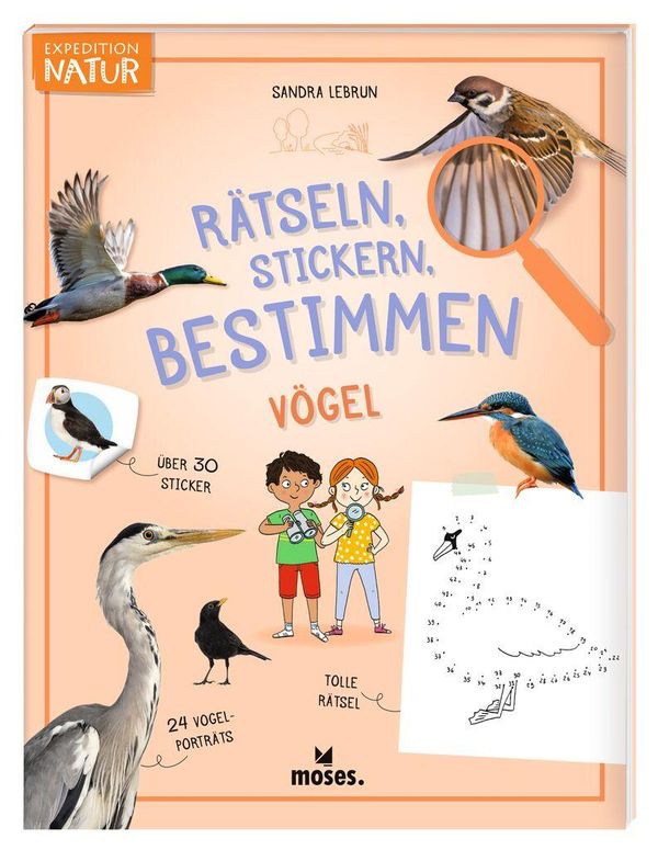 Expedition Natur Rätseln, Stickern, Bestimmen - Vögel (Buch)