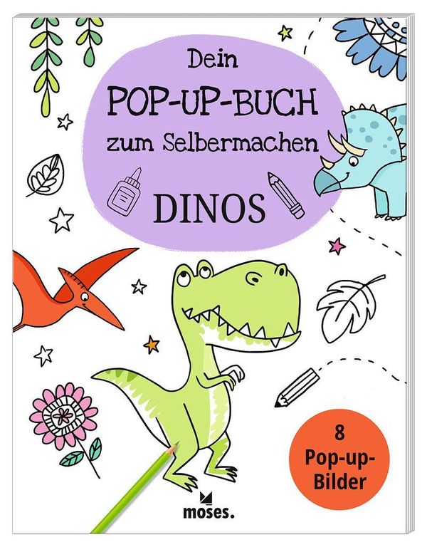 Dein Pop-Up Buch zum Selbermachen Dinos - Elisabeth Golding (Buch)