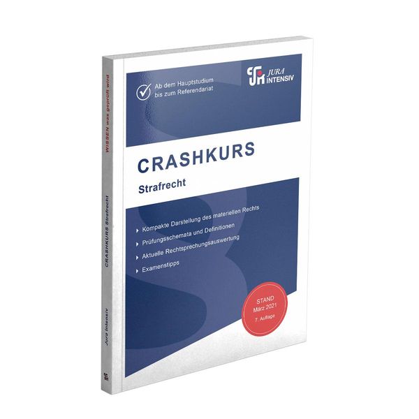 CRASHKURS Strafrecht - Dirk Schweinberger (Buch)