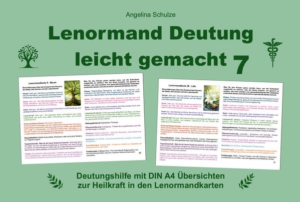 Lenormand Deutung leicht gemacht 7 - Angelina Schulze (Buch)