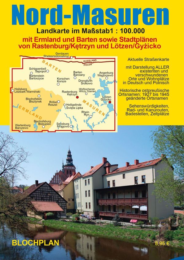 Landkarte Nord-Masuren 1:100.000 - Dirk Bloch (Buch)