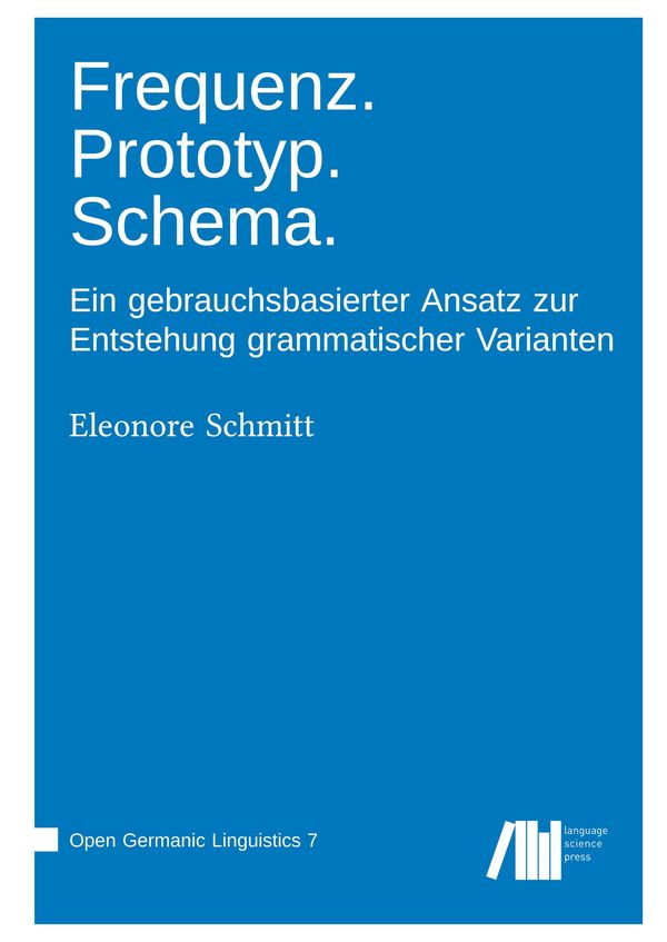 Frequenz. Prototyp. Schema. - Eleonore Schmitt (Buch)