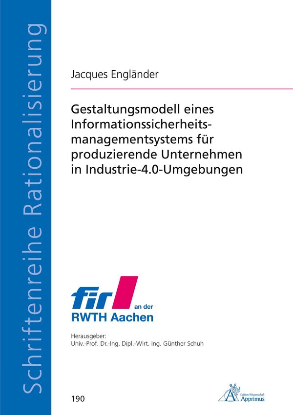 Gestaltungsmodell eines Informationssicherheitsmanagementsystems fü...
