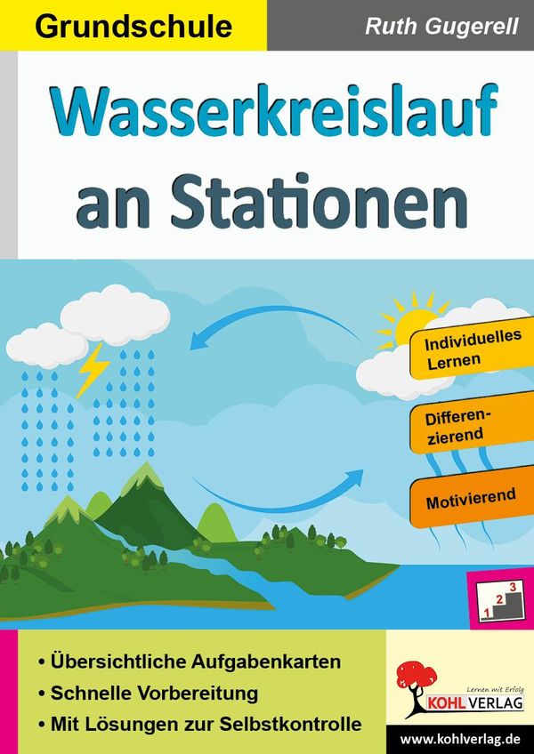 Wasserkreislauf an Stationen / Grundschule - Ruth Gugerell (Buch)