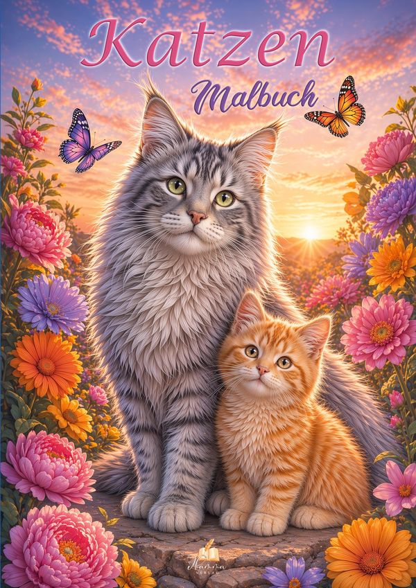 Katzen Malbuch für Kinder ab 8 Jahren und Erwachsene mit 50 detailr...