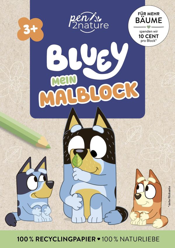 Bluey Mein Malblock - Pen2nature (Buch)