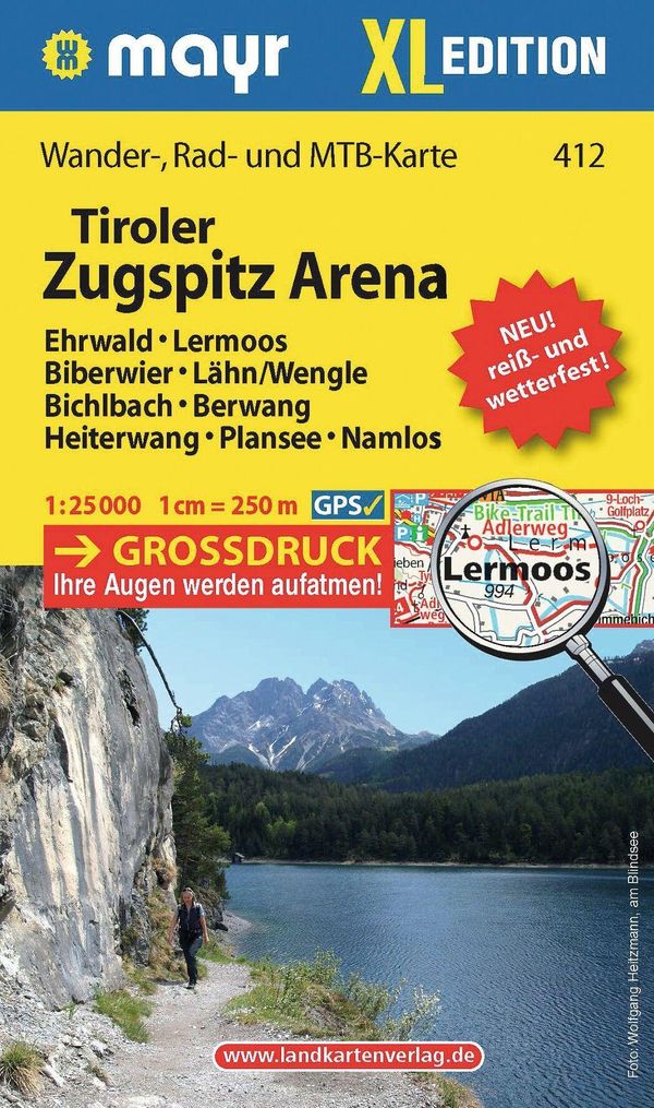 Tiroler Zugspitz Arena XL, Ehrwald, Lermoos, Biberwier, Lähn/Wengle, Bichlbach, Berwang, Heiterwang, Plansee, Namlos