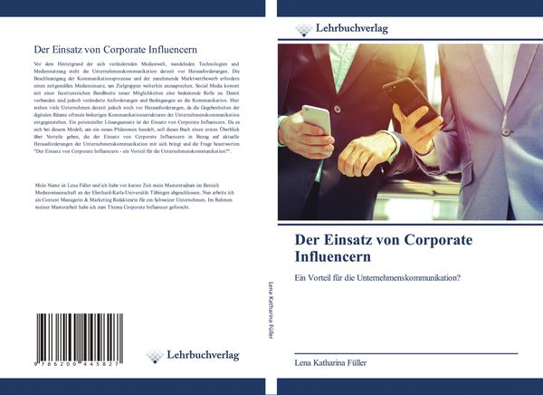 Der Einsatz von Corporate Influencern - Lena Katharina Füller (Buch)
