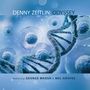 Text: "DENNY ZEITLIN: ODYSSEY featuring GEORGE MARSH & MEL GRAVES". Illustration: DNA-Strang und Zellen in Blau.